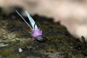 Small Sculpin Double Tail - Pink og Sølv